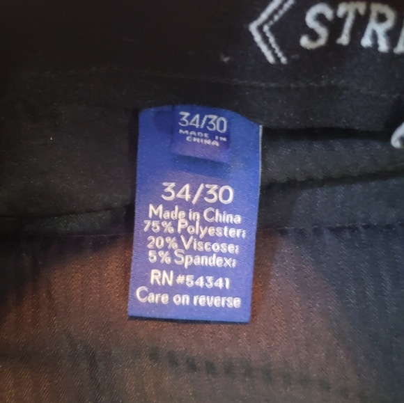 Dress pants worn once.  Excellent Condition. - Picture 2 of 3